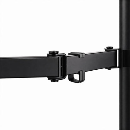 Levede Single Monitor Arm Desk Mount for 13-32 Inch Height Adjustable Black-2100035032906338308