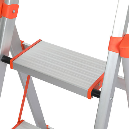 Traderight 4 Step Ladder Folding Aluminium-2065254474234073092