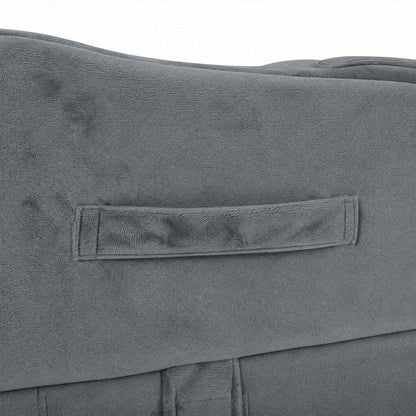 DreamZ Leg Elevation Pillow After Surgery Gel Memory Foam Double Leg Grey-2109799598040748037