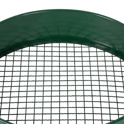 Garden Sieve Soil Sifter Set Metal 4 Mesh Inserts Shovel Hoe for Pots Green-2100035035536166916