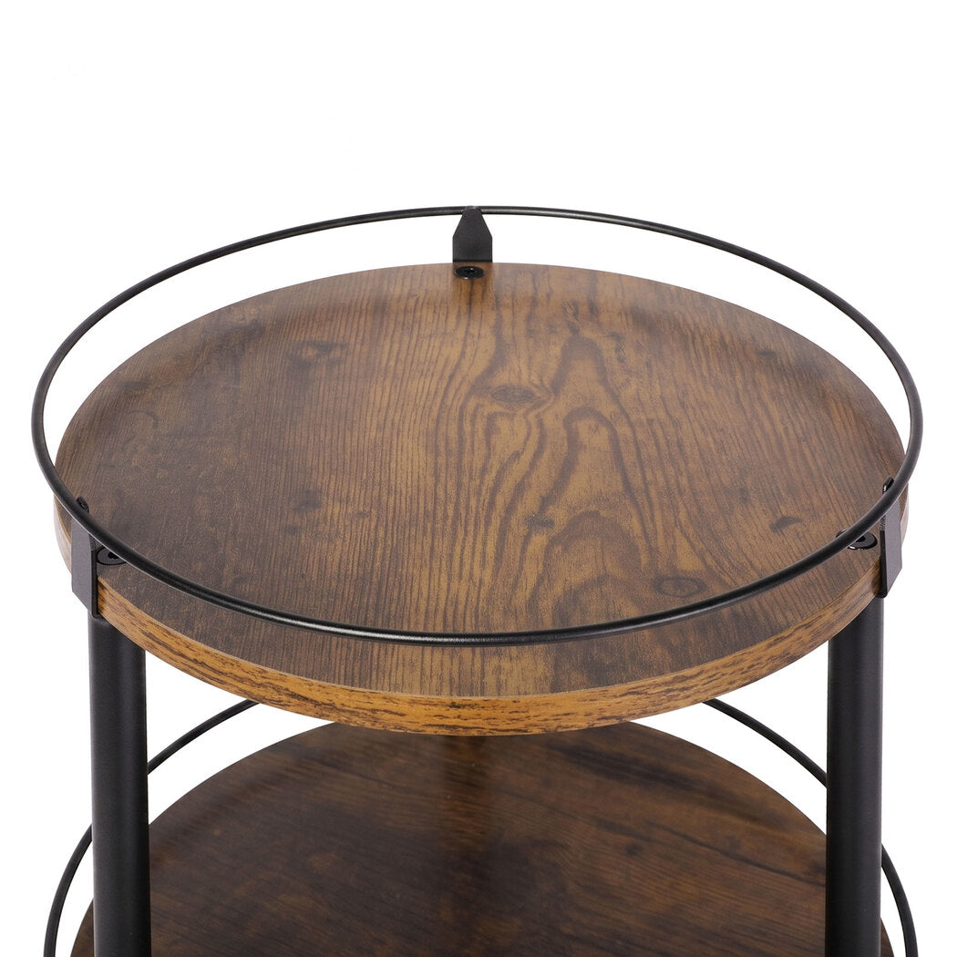 Toque Lazy Susan Turntable 3 Tier 360° Spin Pantry Organiser For Kitchen Brown-2109799596040065029