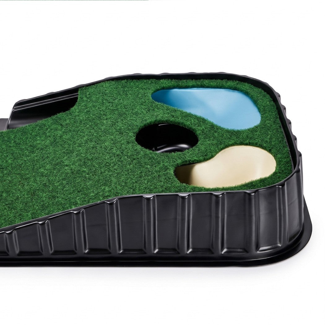 Centra Golf Putting Mat Training Aid Auto Ball Return 270cm Indoor,Green-2109799593401847812