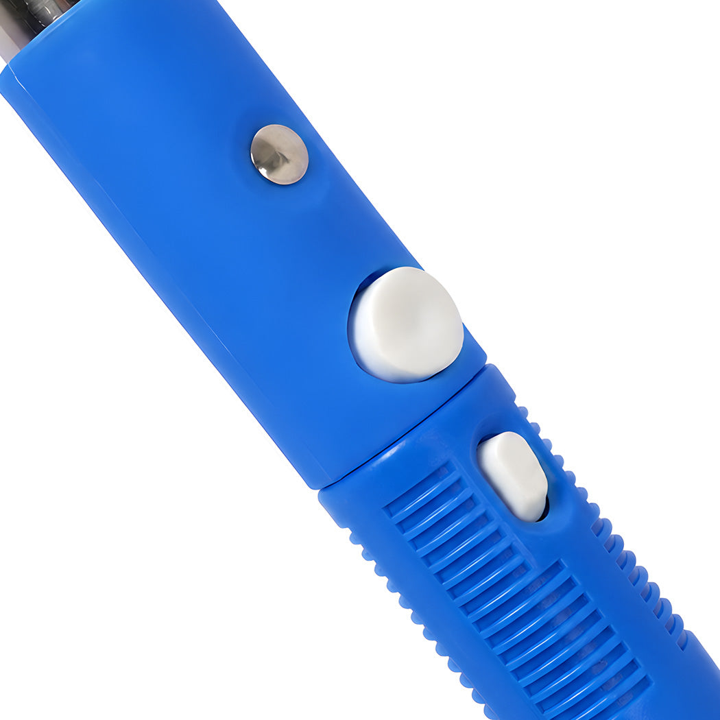 Traderight Window Cleaning Kit With Extendable Pole and Squeegee for Home Blue-2109799593783529477