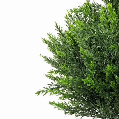 Lambu Artificial Cedar Topiary Balls Set of 2 Ground Spike Patio Garden Green-2109799601123561477