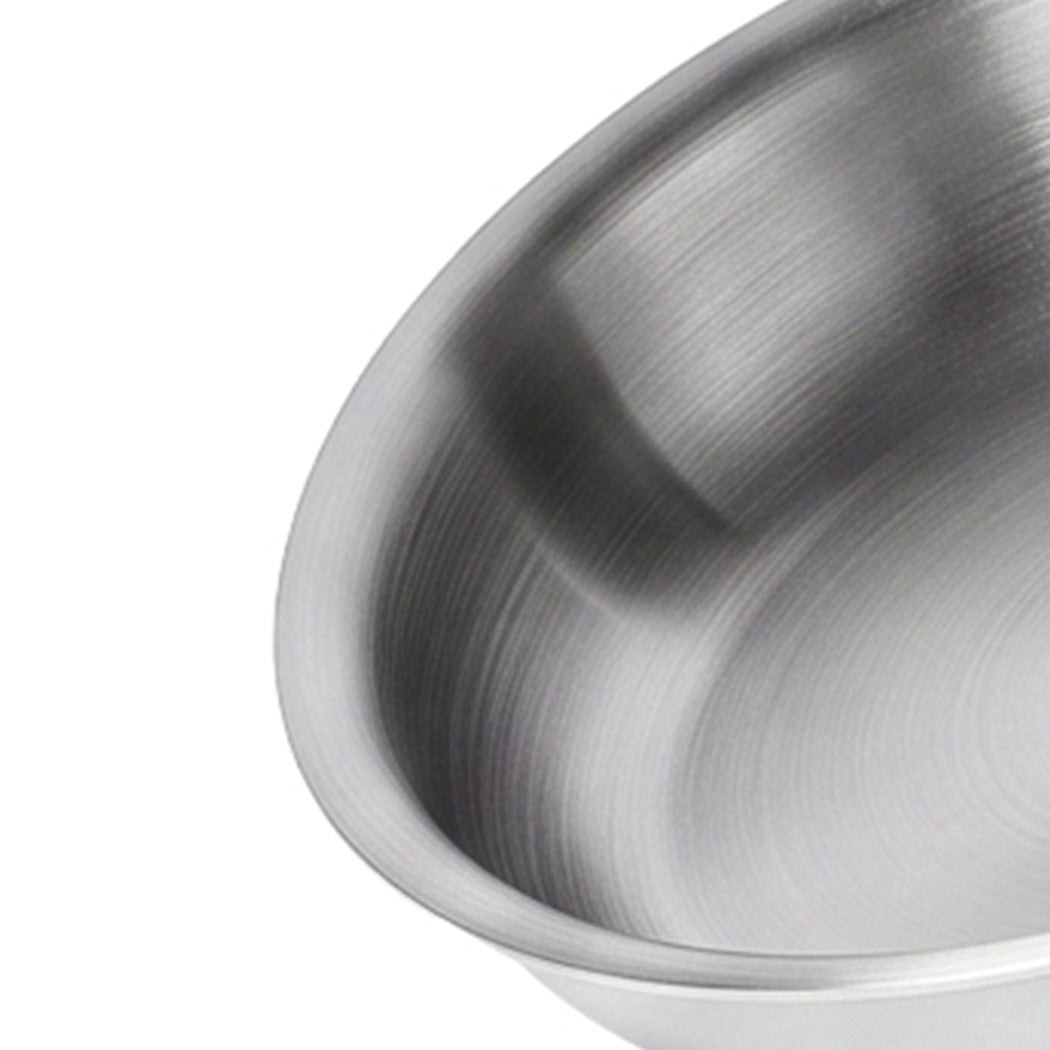 TOQUE Stainless Steel Frying Pan Set Tri Ply Even Heat For Family Cooking 2pc-2109799596233003013