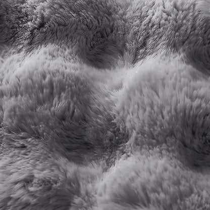 DreamZ Throw Blanket Fluffy Bubble Sofa Blanket Washable 150x200cm Gray-2109799587701788677