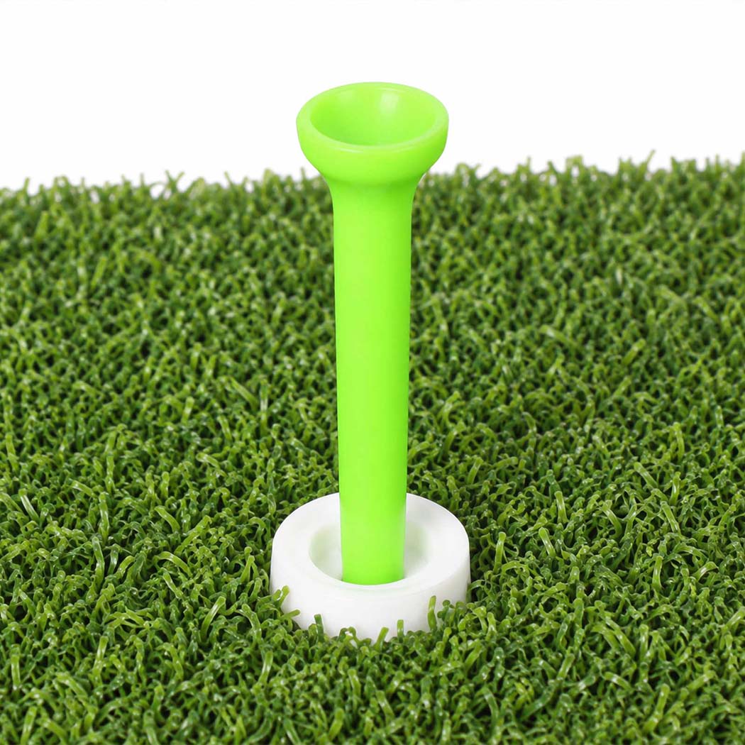 Centra Golf Hitting Mat Practice Dual Turf with Rubber Base Indoor Outdoor Green-2109799600095956998