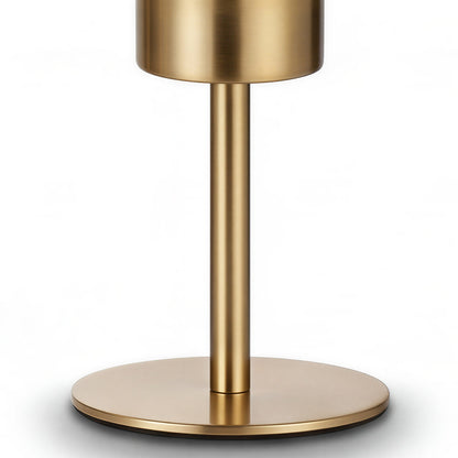 Levede Candle Holder 3Pc Removable Windproof Glass Shade Metal  Gold-2100034938635161605