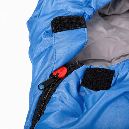 Mountview Sleeping Bag Extra Wide 230x100cm 3 Season Waterproof Hiking Blue-2100035033090887685