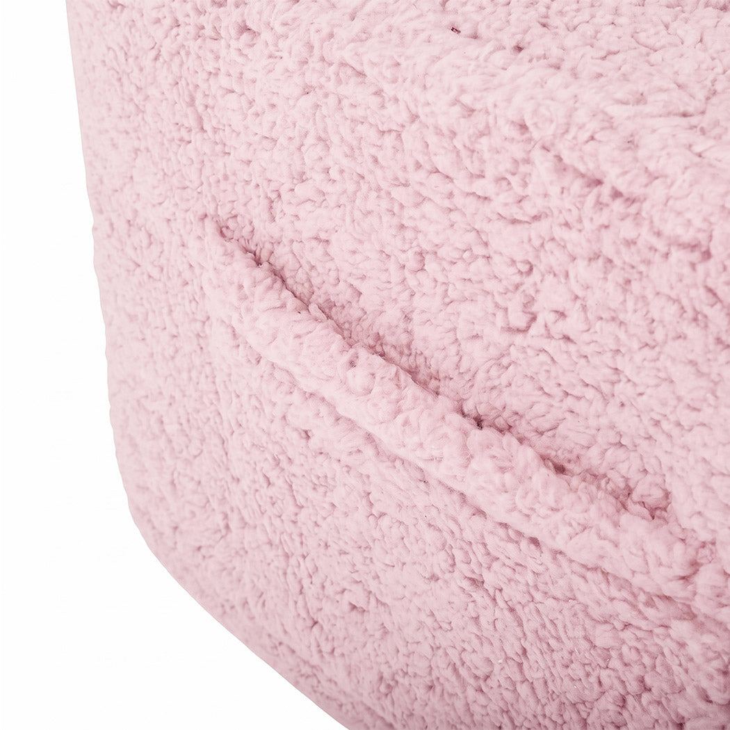 BoPeep Kids Sofa Fold Out Couch 2 In 1 Plush Toddler Lounger for Playroom Pink-2109799595356393478