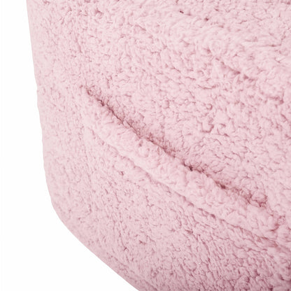 BoPeep Kids Sofa Fold Out Couch 2 In 1 Plush Toddler Lounger for Playroom Pink-2109799595356393478