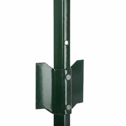 Garden U Fence Posts No Dig Metal Stakes Outdoor Yard Green 3ft 10Pack Green-2100035034437259269