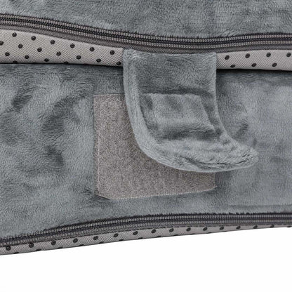 DreamZ Leg Elevation Pillow After Surgery Gel Memory Foam Double Leg Grey-2109799598040748038