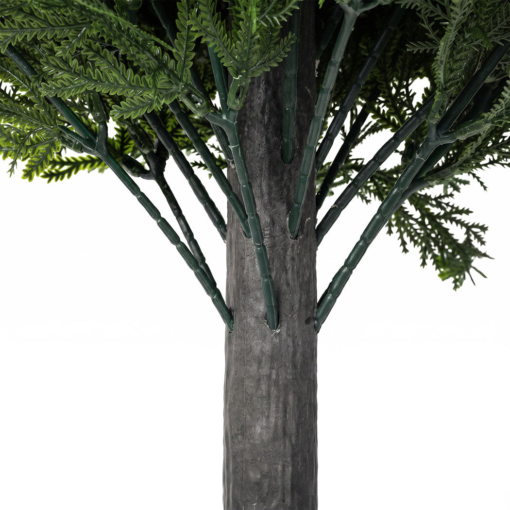 Lambu Artificial Cedar Topiary Balls Set of 2 Ground Spike Patio Garden Green-2109799601123561478