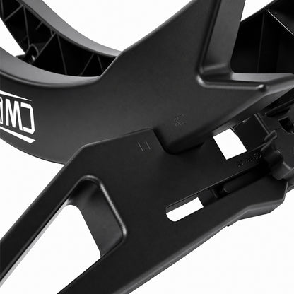 Monvelo Bike Stand Wide ABS Wheel Holder for Garage Indoor Floor Storage Black-2100035001121902597