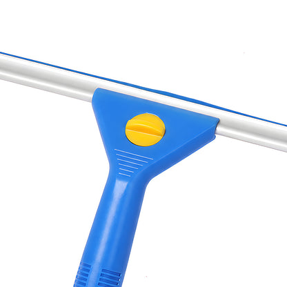 Traderight Window Cleaning Kit With Extendable Pole and Squeegee for Home Blue-2109799593783529478