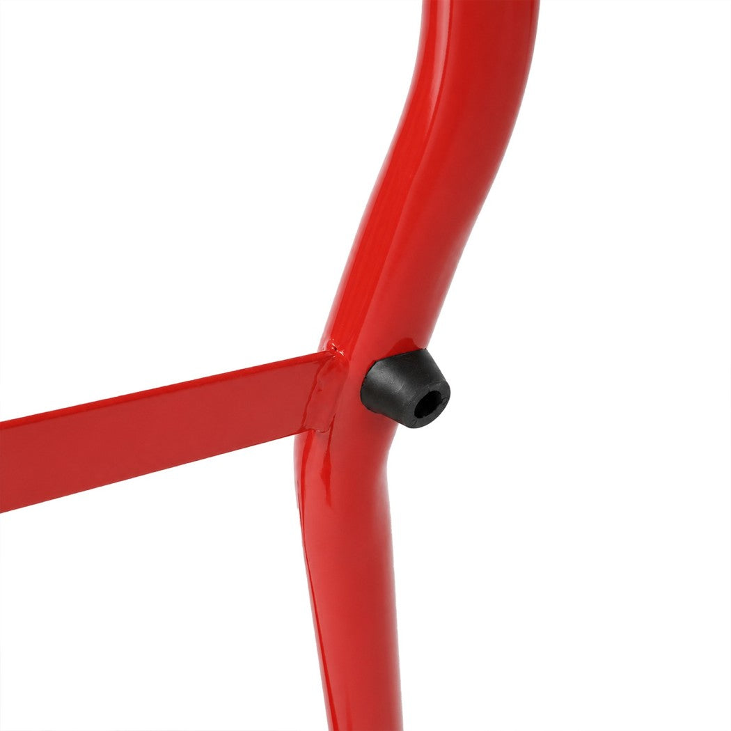 Monvelo Motorcycle Stand Heavy Duty 500KG Carbon Steel Lift Adjustable Fork Red-2100035000937353221