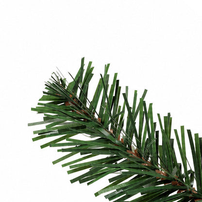 Santaco Christmas Tree 63cm Mini Xmas Tree 75 PVC Branches PVC Burlap Green-2100035037390049285