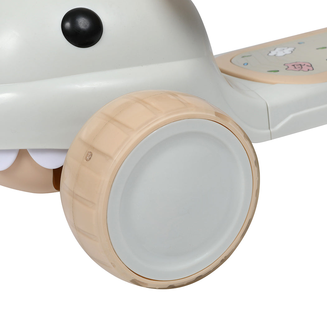 BoPeep Foldable Kids Scooter Flip-able Seat Beige-2065254404998696965