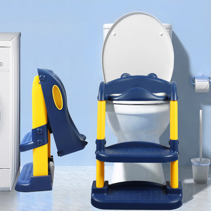 BoPeep Kids Toilet Ladder Blue-2006733051870187526