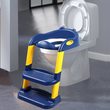 BoPeep Kids Toilet Ladder Blue-2006733051870187527