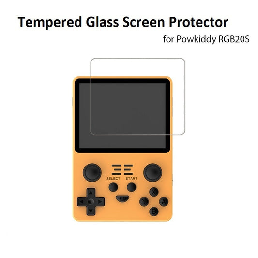 1 x Powkiddy RGB20S Tempered Glass SCREEN PROTECTOR Handheld Game Retro Film Gaming Pocket Arcade