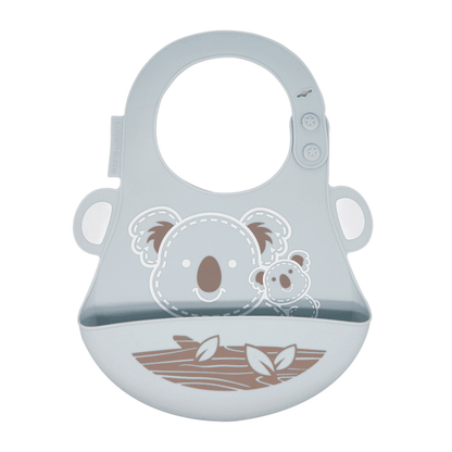 Marcus & Marcus - Baby Bib - Ollie the Elephant green-2072838574763544583