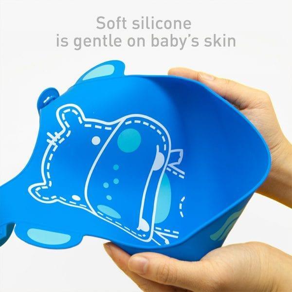 Marcus & Marcus - Baby Bib - Lucas the Hippo- Blue-2072838574331531272