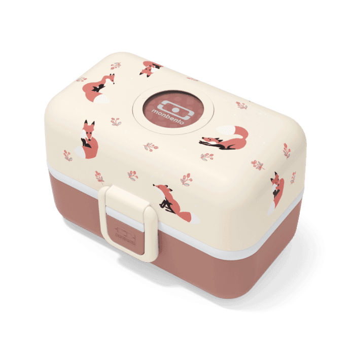 Monbento Tresor Graphic Kids's Bento Box- Cinnamon Fox Cinnamon Fox-2006733344750047232