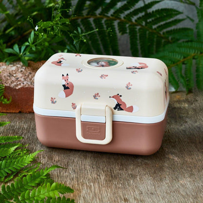 Monbento Tresor Graphic Kids's Bento Box- Cinnamon Fox Cinnamon Fox-2006733344750047238