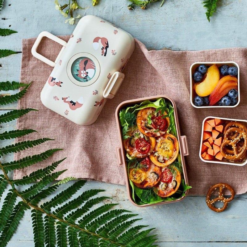 Monbento Tresor Graphic Kids's Bento Box- Cinnamon Fox Cinnamon Fox-2006733344750047239