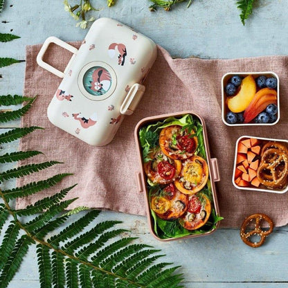 Monbento Tresor Graphic Kids's Bento Box- Cinnamon Fox Cinnamon Fox-2006733344750047239