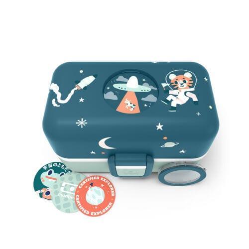 Monbento Tresor Graphic Kids's Bento Box- Cosmic Blue Cosmic Blue-2006733344448057345