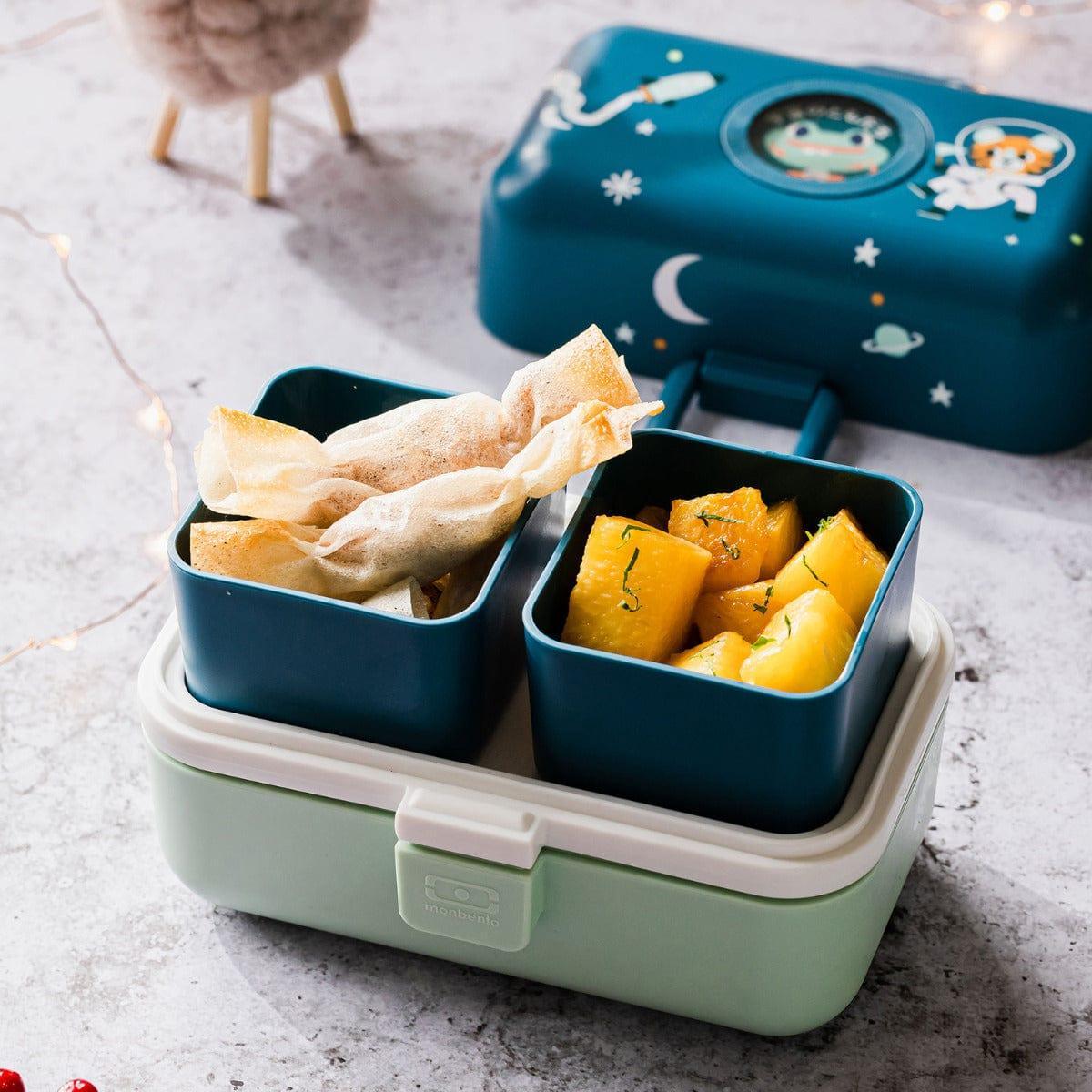 Monbento Tresor Graphic Kids's Bento Box- Cosmic Blue Cosmic Blue-2006733344448057349