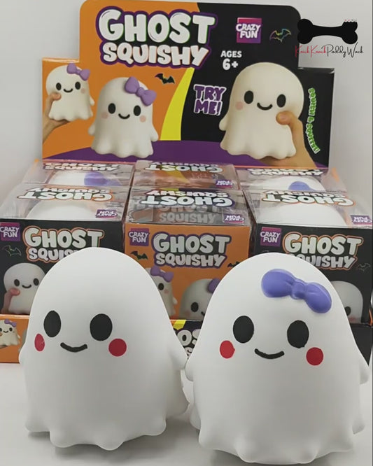 Jumbo Halloween Ghost Squishy Slow Rising Stress Toy 14.5cm - Style A or B