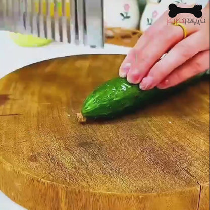 Kitchen Potato Crinkle Cutter Dough Wavy Slicer Steel Vegetable Chip Blade Knife