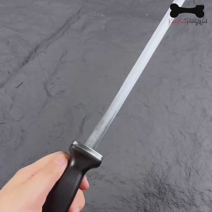 42CM Knife Pro Sharpening Steel Stainless Stick Sharpener Rod