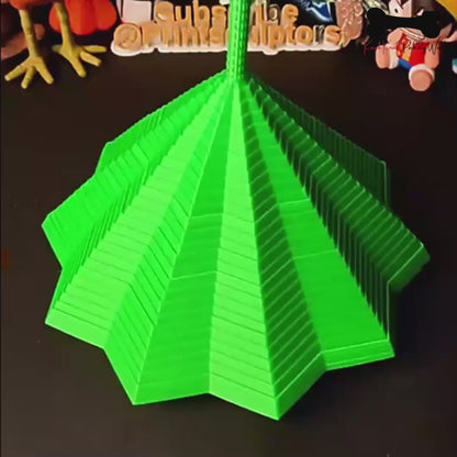 Expanded Sensory Fidget Star Toys 3D Printed Anti Stress Handle Fractal Hexagon