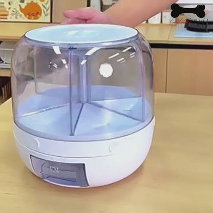 Rotating Grain Dispenser Rice Container Case Cereal Storage Box Kitchen Food