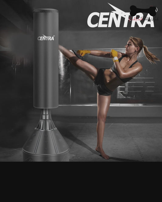 Centra Boxing Punching Bag Free Standing 170cm 10 Suction Cups - Red