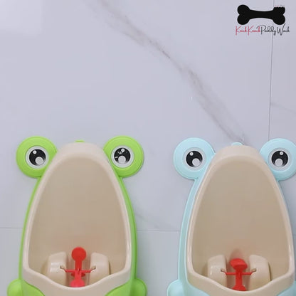 Frog Shaped Baby Pee Training Potty Toilet Cute Urinal Trainer Bathroom Kid