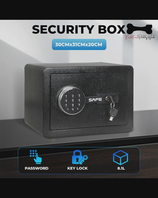 8.1L Digital Security Safe Box Password Key Lock Cash