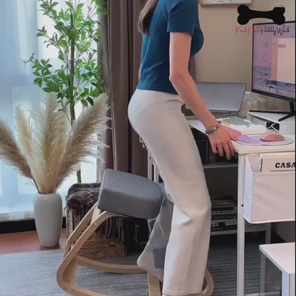 Ergonomic Kneeling Chair Rocking Office Desk Stool Upright Posture Support Seat