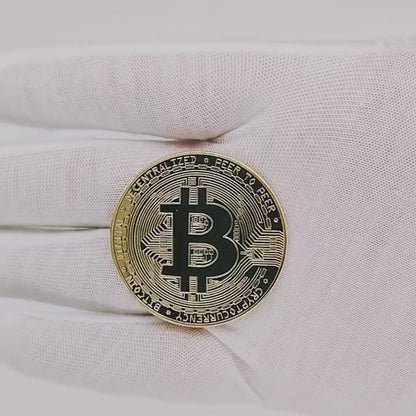 2023 Commemorative Gold Plated Bitcoin - Collectors Edition