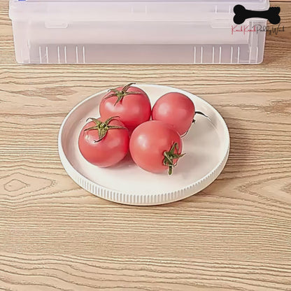 6pcs Reusable Food Wrap Dispenser Plastic Cutter Foil Cling Film