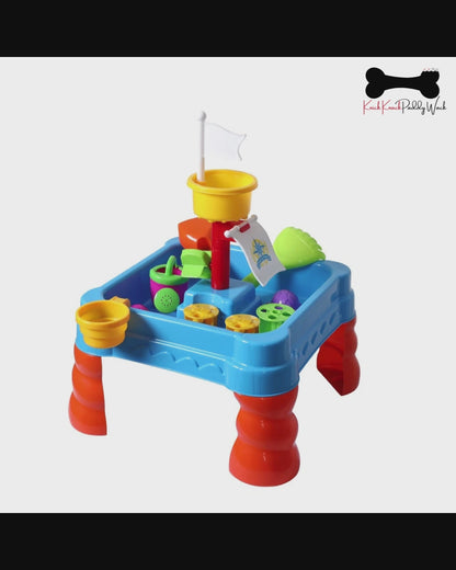 21pc Kids Sand Water Activity Play Table