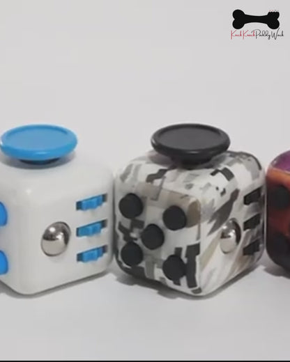 3D Fidget Cube Hand Focus Anxiety Relief Stress Reliever Adults Kids Toy Gift