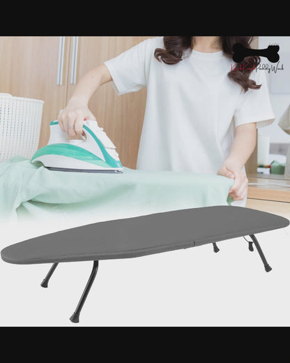Levede Metal Table Ironing Board Folding Heat Resistant Cover 100% Cotton Pad