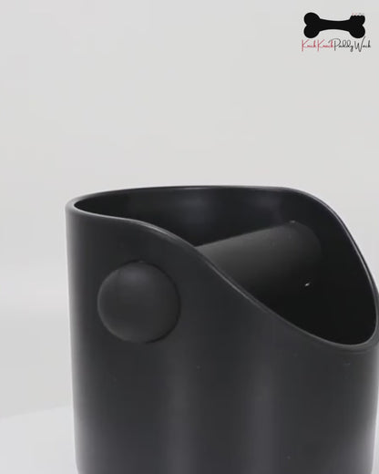 Barista Coffee Knock Box – 0.45L Espresso Grounds Bin with Removable Knock Bar & Anti-Slip Base