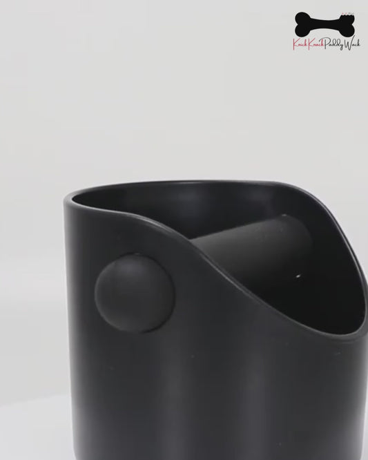 Barista Coffee Knock Box – 0.45L Espresso Grounds Bin with Removable Knock Bar & Anti-Slip Base
